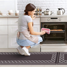 [2 PCS] Cushioned Anti-Fatigue Kitchen Rug Non Slip Kitchen Mats and Rugs