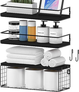 Bathroom Rack, Bathroom Accessories, Bathroom Shelf Organizer, Wall Mounted  Shelf, Bathroom