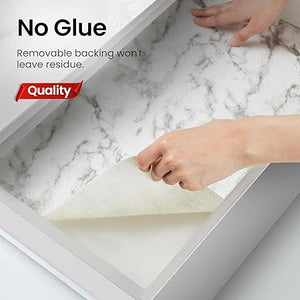 Non-Adhesive, Durable, and Strong Non-Slip Cabinet Liner for Kitchen Cupboard, Pantry, Table, Desk, and Storage Organizer, Grey, 12 in X 10 FT