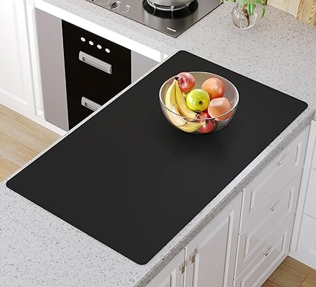 Warome Silicone Mat, 47x 23.6 Silicone Mats for Kitchen Counter, Nonslip  Heat Resistant Mat, Extra Large Kitchen Counter Mat, Waterproof Countertop
