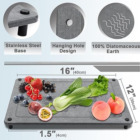 Stainless Steel Cutting Board Feet - 1.5