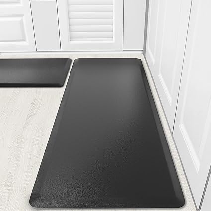 Kitchen Mats for Cushioned Anti-Fatigue Use 2 PCS, 0.47 Inches, 17.3