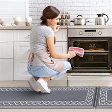 [2 PCS] Cushioned Anti-Fatigue Kitchen Rug Non Slip Kitchen Mats and Rugs