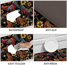 Anti Fatigue Mats for Kitchen Floor Cushioned, Non Skid Washable Memory Foam Kitchen Rugs and Mats for Bedroom, Office, Sink, Laundry 17.3*29''