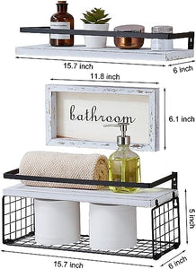 Hanging Bathroom Shelves Over Toilet,