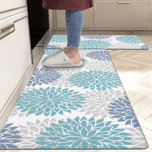 Anti Fatigue Set of 2 Waterproof Non Slip Kitchen Mats 17"x48"+17"x28"