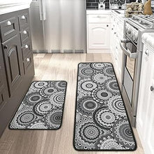 Set of 2,Anti Fatigue Mats for Kitchen Floor, Comfort Standing, Non-Slip Washable Cushioned Anti Fatigue Rug, 17'' X 47'' + 17'' X 30''…