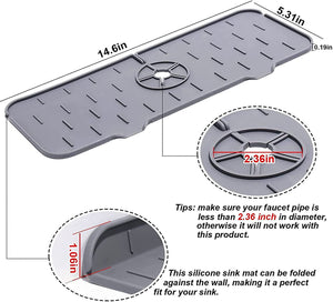 Silicon Sink Splash Drying Mat