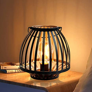 Metal Cage LED Lantern Battery Operated Lamp