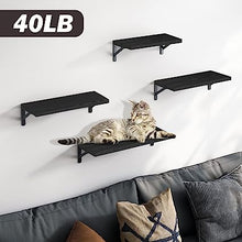 4 Sets of Wall Mounted Shelf for Bathroom Decor, Bedroom, Living Room and Plants (Carbonized Black)