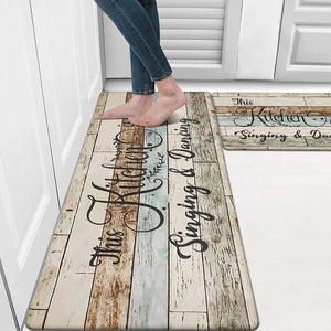 Gothic Kitchen Rugs and Mats Non-Slip Anti-Fatigue Kitchen Rug Set for  Entryway