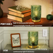 Cordless Floral Battery Operated Table Lamp