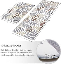 Anti Fatigue Kitchen Mats for Floor 2 Piece Set,