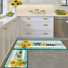 Set of 2 Non-Slip Backing Washable Doormat - 17x47.2 and 17x30 inches.