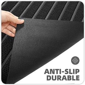 Heavy Duty Durable Outside Welcome Mat, Low Profile Non-Slip