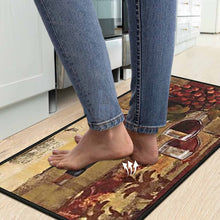 Set of 2 Non-Slip Backing Washable Doormat - 17x47.2 and 17x30 inches.