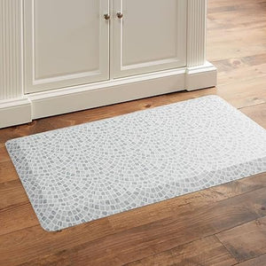 Emeril Lagasse Kitchen Mat, Textured, 19.6"x39" Rectangle,Beige