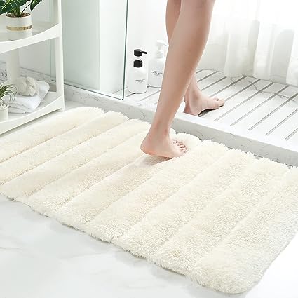 Absorbent Non-Slip Plush Bath Mat for Tub, Shower, and Bath Room 16