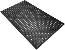 Rubber Non-Slip Waterproof Floor Mat Heavy Duty Anti-Fatigue Mats 33"x57"