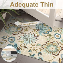 2x3 Beige Washable Non Slip, Non-Shedding Throw Entry Rugs for Inside House Bedroom Bathroom