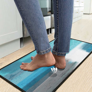 Set of 2 Non-Slip Backing Washable Doormat - 17x47.2 and 17x30 inches.