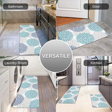 Anti Fatigue Set of 2 Waterproof Non Slip Kitchen Mats 17"x48"+17"x28"