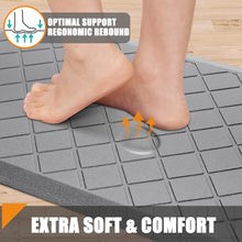 Anti Fatigue Cushioned, Heavy Duty, Non-Skid, Ergonomic Comfort Foam Kitchen Mat 2 PCS,