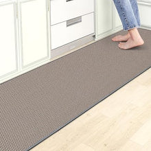 Nonskid, Washable,Absorbent Kitchen Runner Rug for in Front of Sink,Entryway,Hallway,Rubber Backing Indoor Door Mat,Farmhouse Style Standing Mat,17.3"x60",Brown