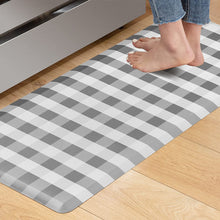 1/2 Inch Thick Cushioned Anti Fatigue Waterproof Kitchen Rug, 17.3"x28"- Grey
