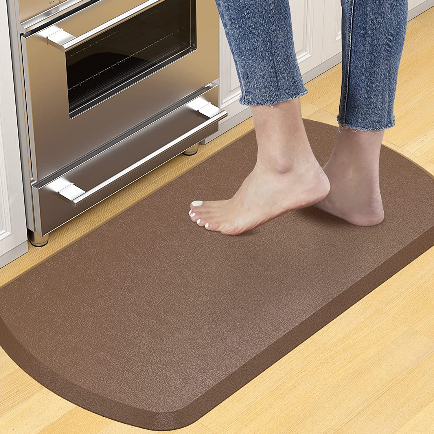 1/2 Inch Thick Anti Fatigue Kitchen Rugs and Mats Cushioned Kitchen Fl –  Modern Rugs and Decor