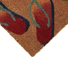 Natura Door Mat - Novelty Designs, Durable Natural Coir & Vinyl Back, 1'6" x 2'6"