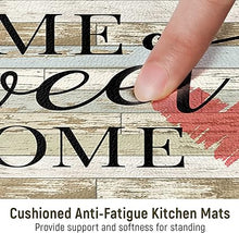 Set of 2, Anti-Fatigue Kitchen Rugs Non-Slip Kitchen Floor Mats, First New Home Warming Gifts - Home Sweet Home Kitchen Decor, 17"x 30"+17"x 47"