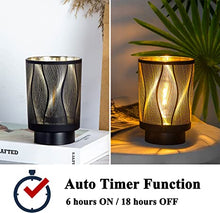 Battery Powered Table Lamps Timer,Battery Operated Lamp with LED Bulb
