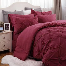 Queen Comforter Set - 7 Pieces, Bed in a Bag with Flat Sheet and Fitted Sheet, Pillowcases & Shams