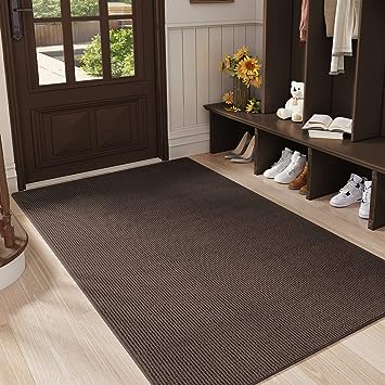 20x32 Non-Slip Absorbent Dirt Trapper Entrance Mat, Low-Profile Washab –  Modern Rugs and Decor