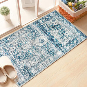 Set of 2 Non-Slip Bohemian Kitchen Runner Rug 63*19.7/31.5*19.7