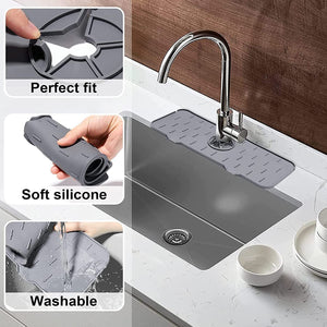 Kitchen Bathroom Silicon Sink Splash Drying Mat