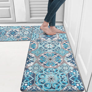 Anti Fatigue Set of 2 Non Slip Cushioned Kitchen Mats