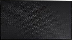 Rectangular Non-slip,Stain Anti Fatigue Standing Comfort Mat for Home and Office, 20 x 36 Inch, Black