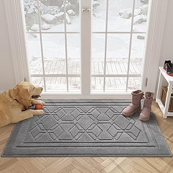 1pc, Indoor Door Mat, 32x20 Non-Slip Entrance Rug, Absorbent Machine  Washable Front Doormats For Door, Home Decor, Room Decor