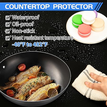 Silicone Resistant Countertop Protector Washable Nonstick Silicone Cra –  Modern Rugs and Decor