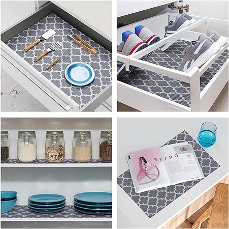 Clear Shelf Liners for Kitchen Cabinets 11.8 Inches x 10 Feet Waterpro –  Modern Rugs and Decor