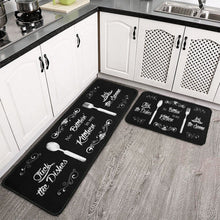 Sets of 2, Decoration Rubber Backing Non-Slip Absorbent, Waterproof Mats - 17x30+17x48inch