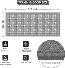 Washable Personalized Fall Door Mat, Grey