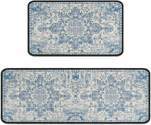 Set of 2 Non-Slip Backing Washable Doormat - 17x47.2 and 17x30 inches.