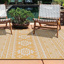 Lecce Distressed Geometric Bohemian Textured Flat Weave Easy Cleaning Outdoor Rugs