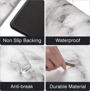 Marble Kitchen Mats for Floor (2 PCs)