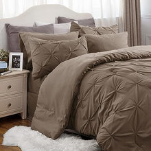 Queen Comforter Set - 7 Pieces, Bed in a Bag with Flat Sheet and Fitted Sheet, Pillowcases & Shams