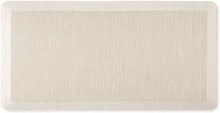 Mira Modern Heathered Anti-Fatigue Air-Infused Kitchen Mat, Beige, 19.6"x39"