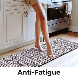 Anti Fatigue 2 Piece Set, Waterproof & Non-Skid Boho Cushioned Standin –  Modern Rugs and Decor
